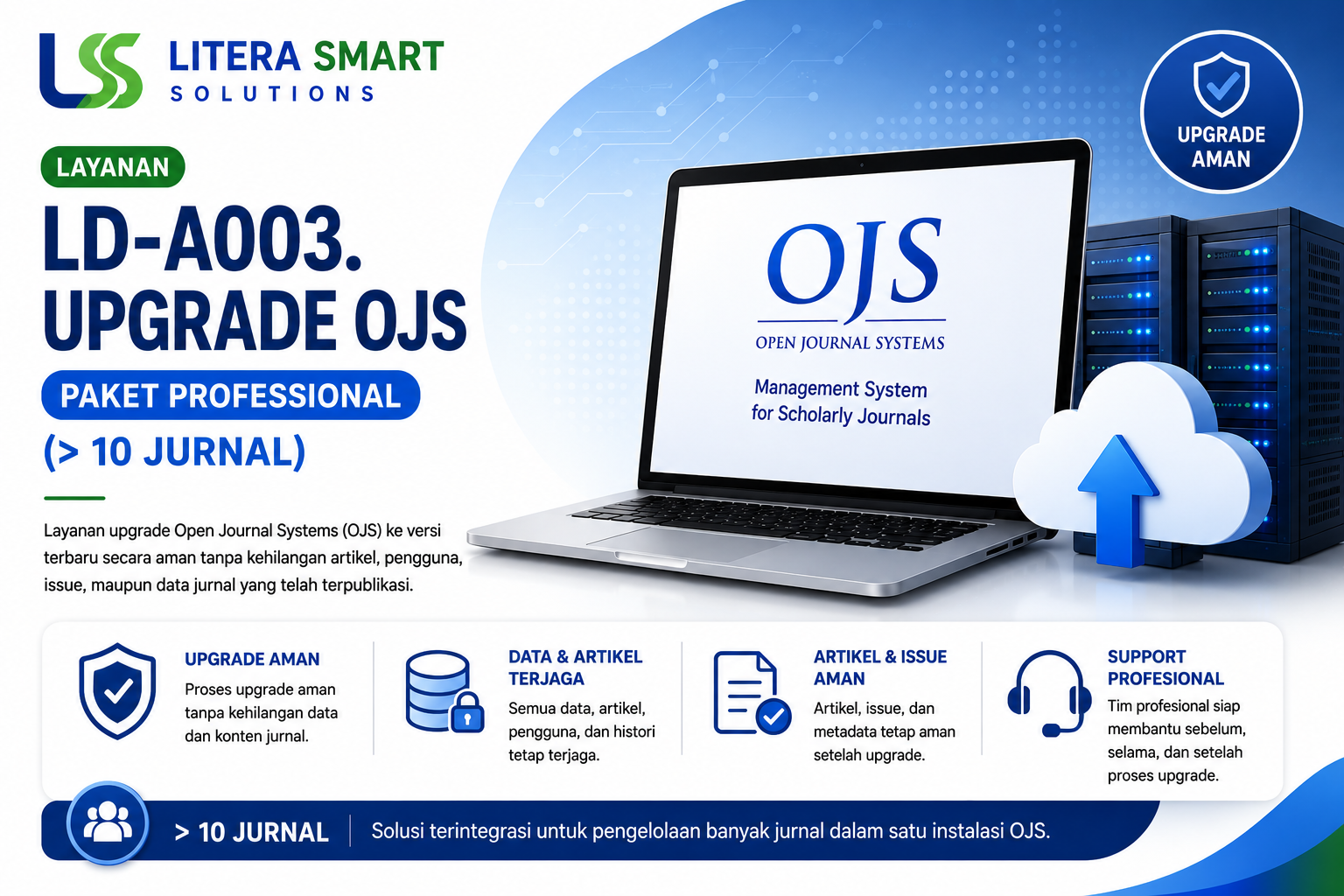 LD-A003. Upgrade OJS (Paket Professional  > 10 jurnal )
