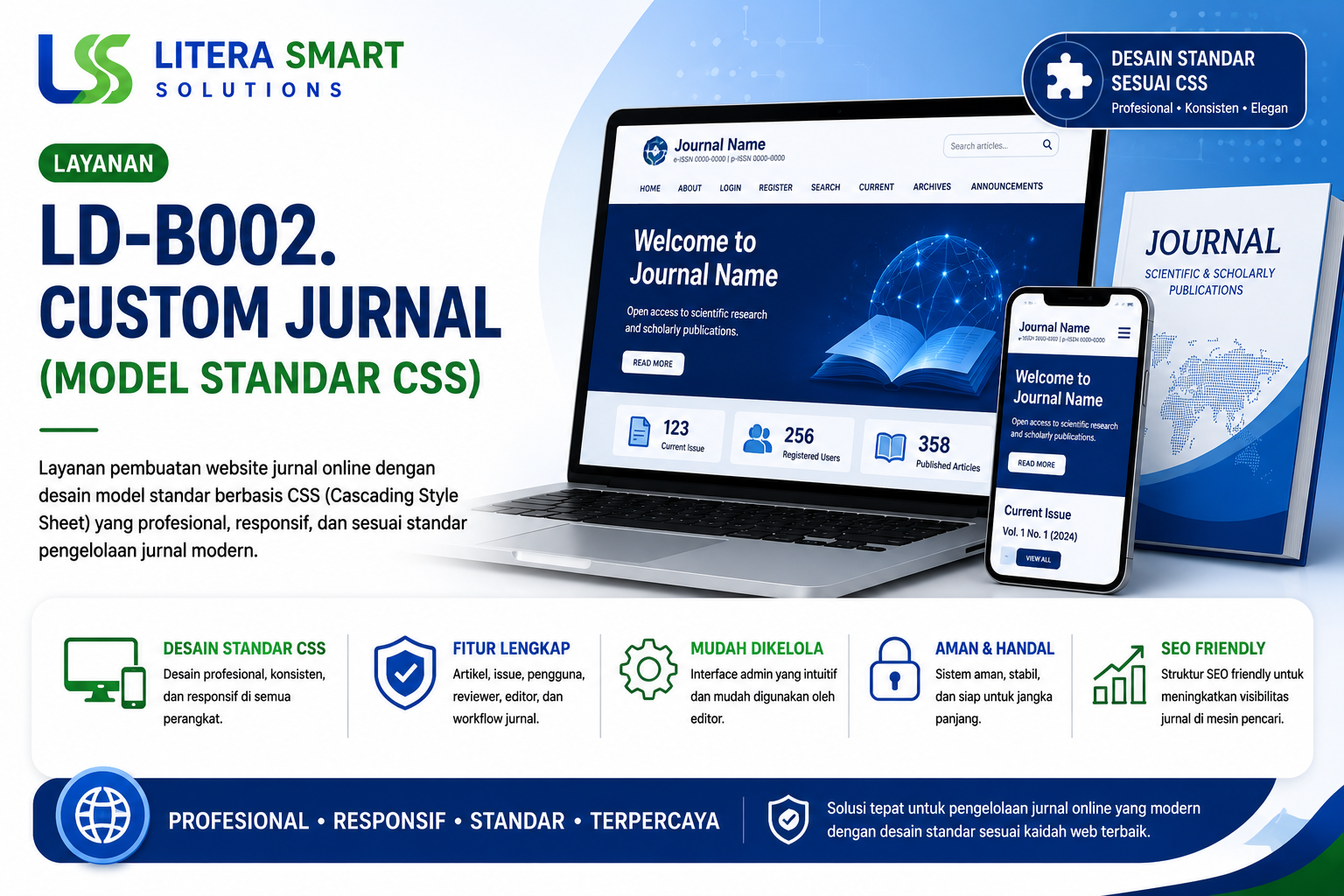 LD-B002. Custom Jurnal (Model Standar CSS)